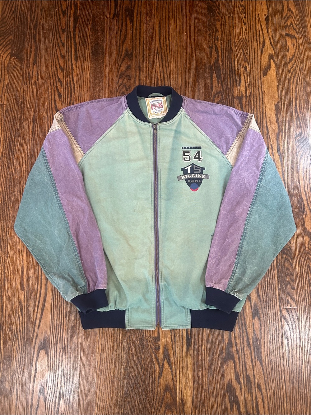 Vintage 90s Colourblock Canvas Jacket